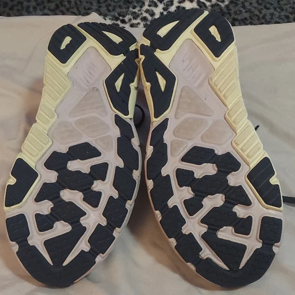 Hoka Womens White and Navy Sneakers - Picture 12 of 14